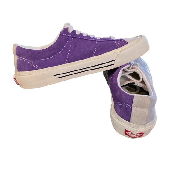 VANS Sid DX Anaheim Suede Shoes Purple Blue Womens 5.5 Mens 4 - Picture 5 of 8